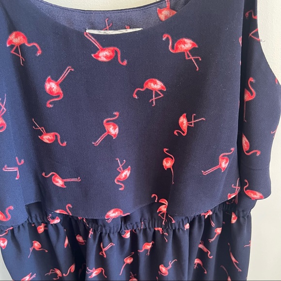 Elle Ladies Flamingo Dress with Adjustable Straps - Picture 8 of 11